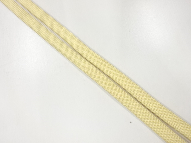 アンティーク　正絹　帯留め用手組三分紐